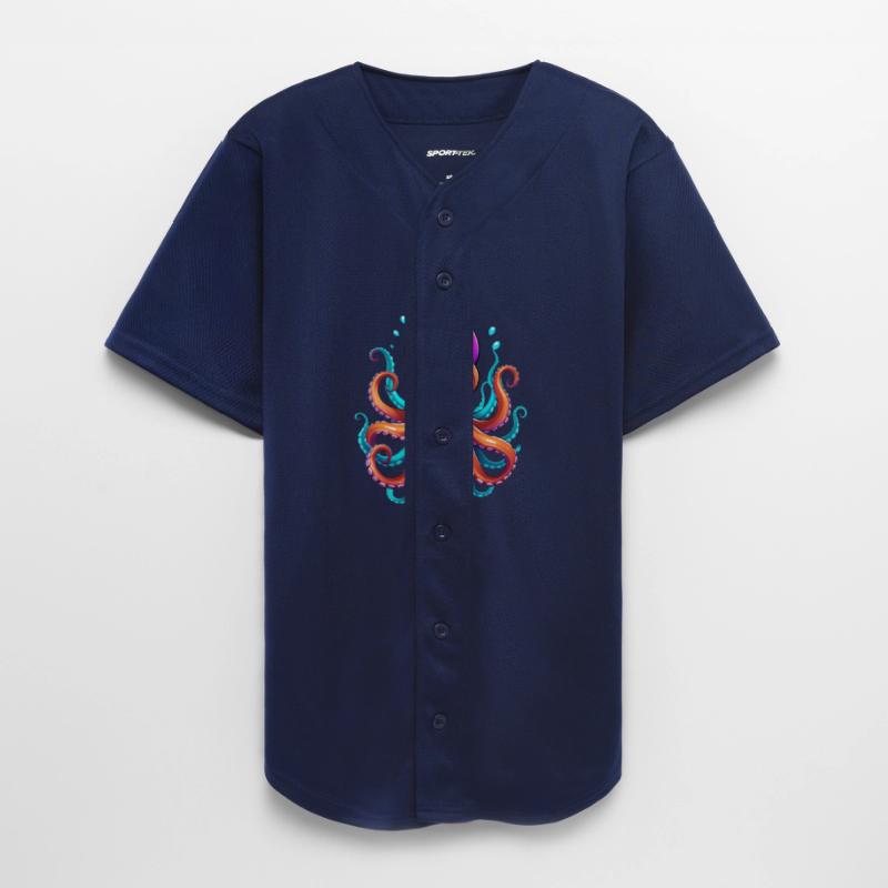 A Cartoonish Octopus in a Playful Pose