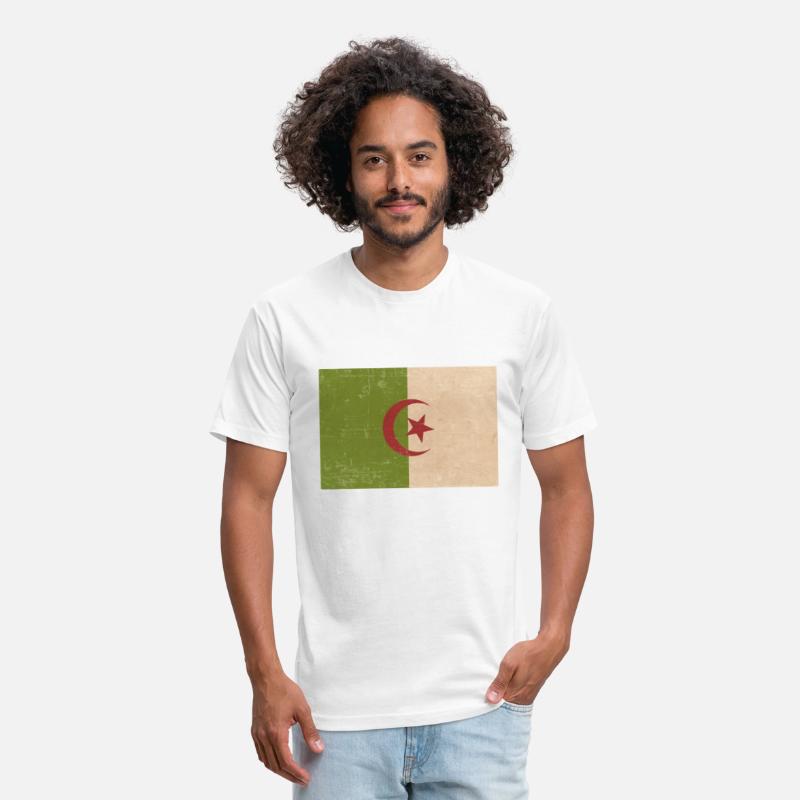 Algerian grunge flag