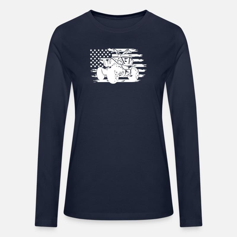 ATV American Flag Distressed White