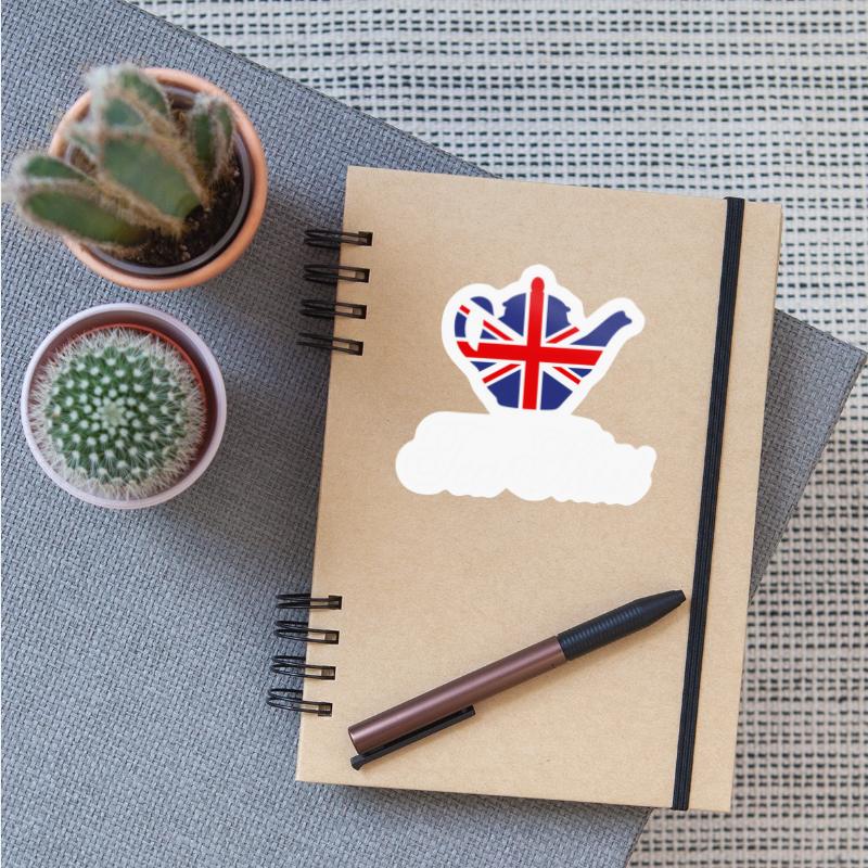 British Tea Uk Teapot Union Jack Flag Tea Pun