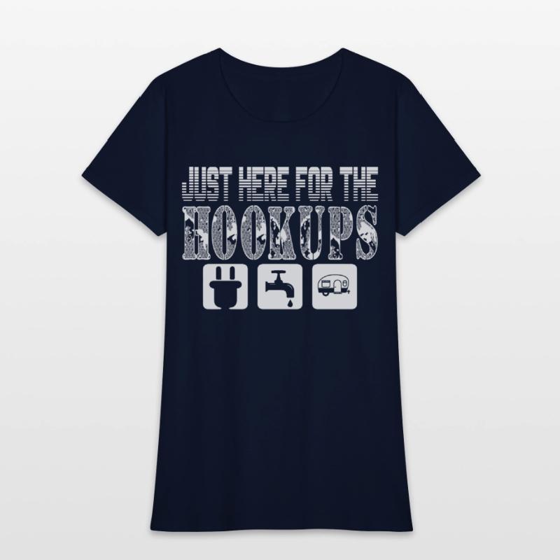 Camping RV Motorhome Just Here For The Hookups