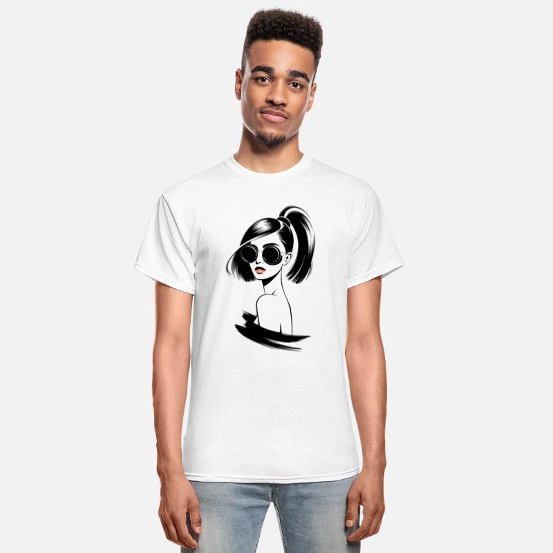 Chic Retro Sunglasses Fashion Illustration