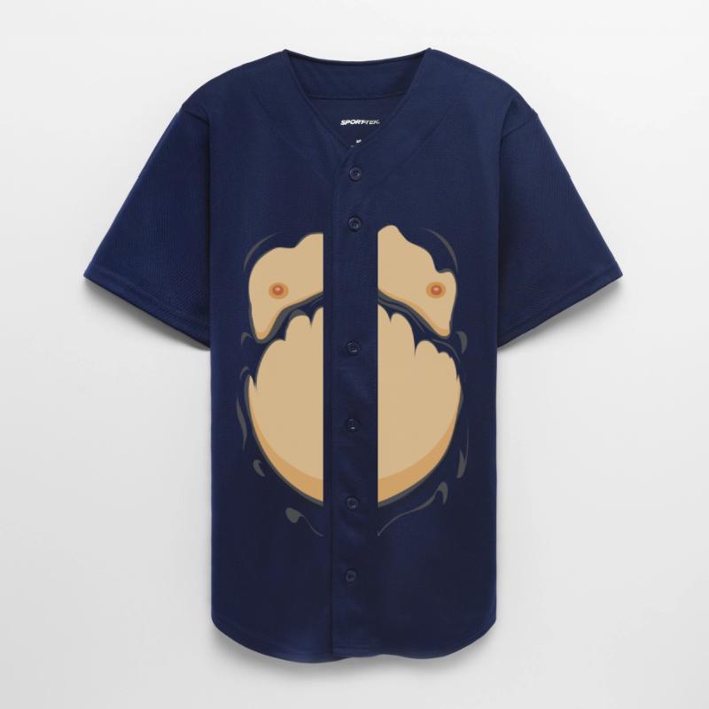 Comic Fat Belly, beer gut, beer belly, chest