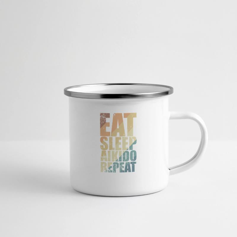 Eat Sleep Aikido Repeat Martial Arts