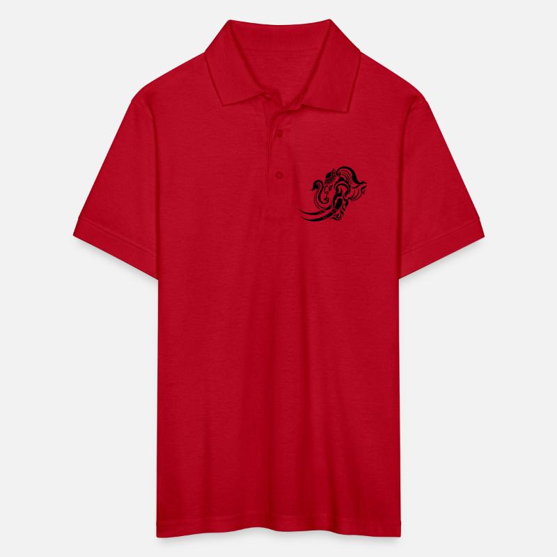 Elegant Octopus Illustration for Nautical Apparel