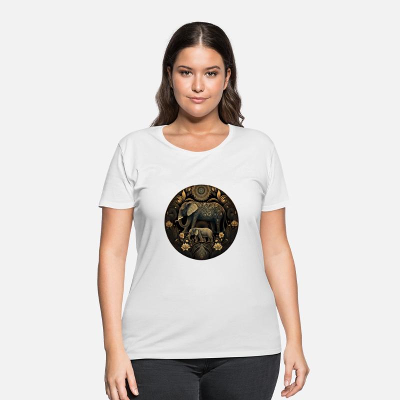 Elephant mandala style