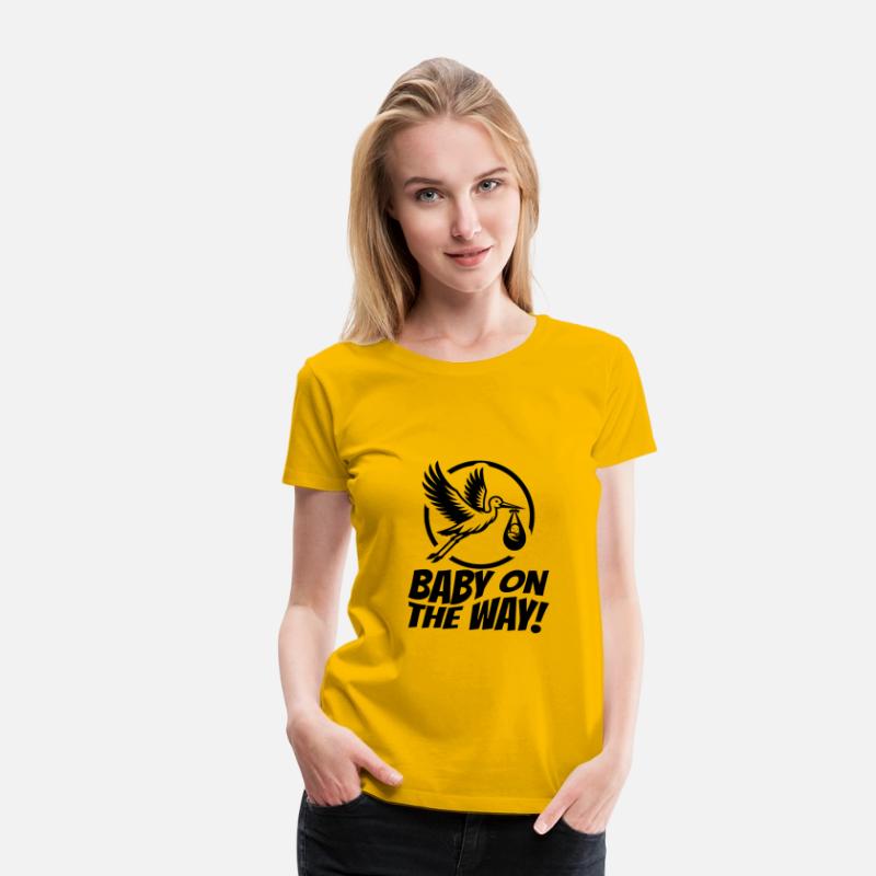 Expectant Mother Stork Brings The Beautiful News