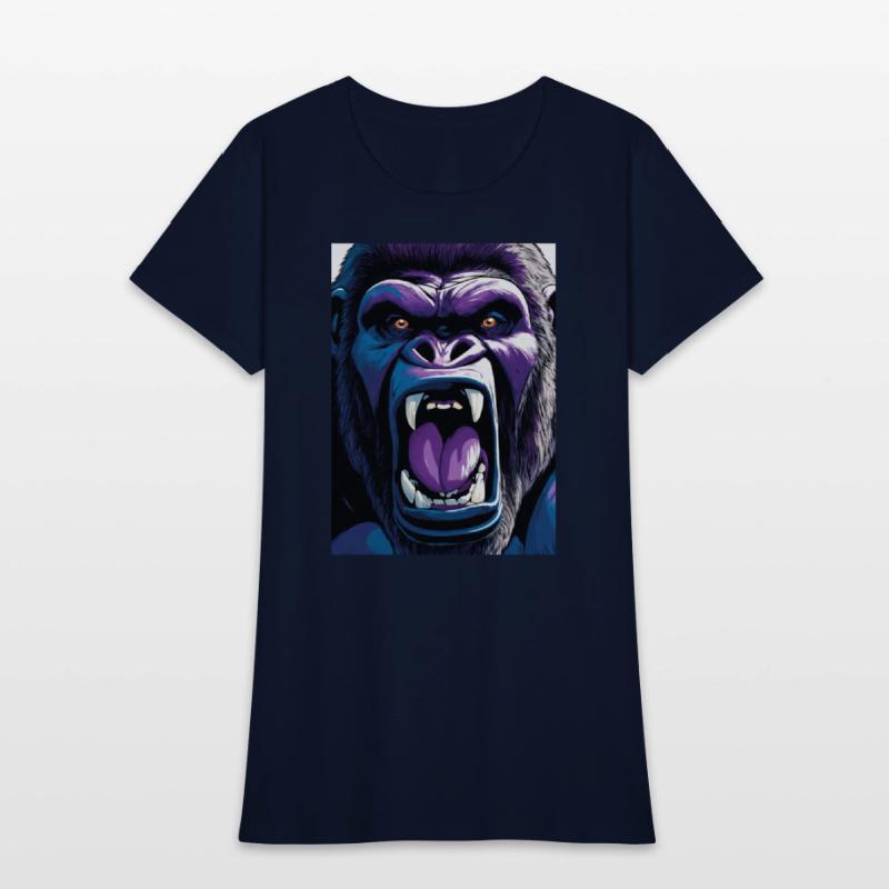 gorilla yelling
