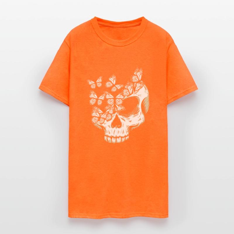 Gothic Butterfly Skull Bones Skeleton Death Grave