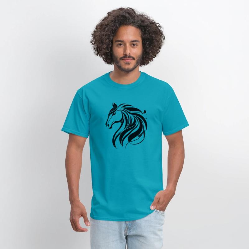 Graphic Of a Horse’s Head T-Shirt