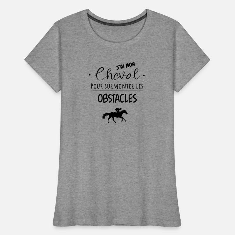 J'ai mon cheval pour surmonter les obstacle
