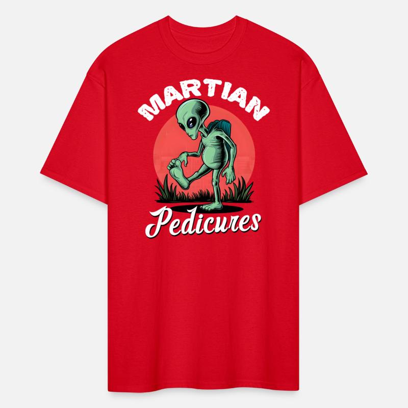 Martian Pedicures - funny alien