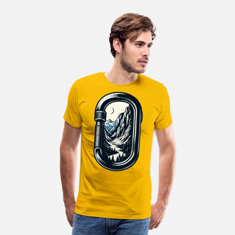 Mountain Landscape Carabiner Clip