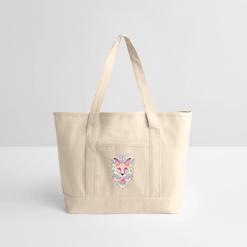 Mystical Fox with Floral Aura