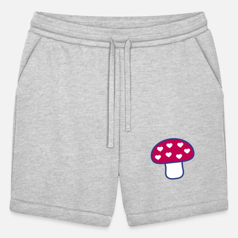 Pink Mushroom Glowing Color Love Cool Heart Fungus