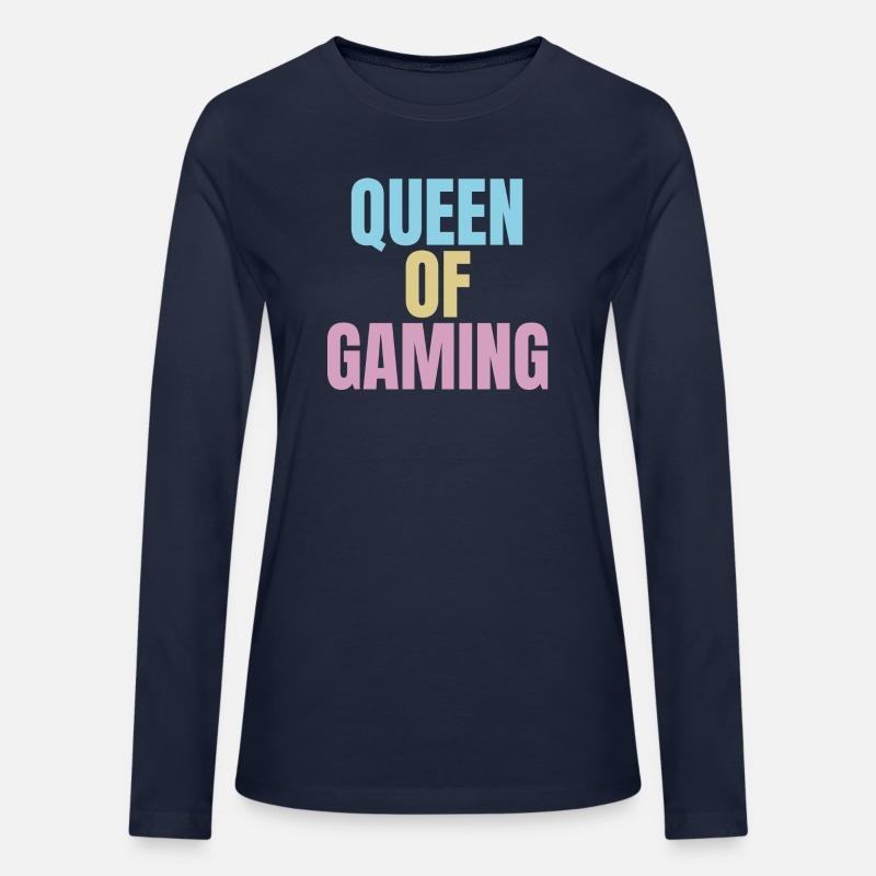 Queen of GAMING, colourful gaming slogan