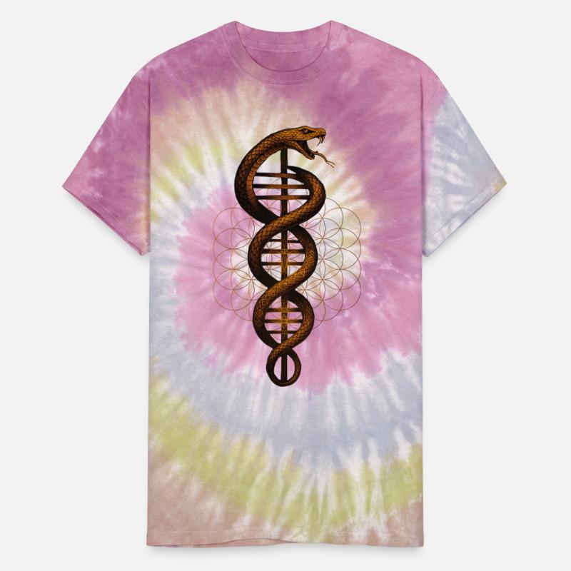 Serpent and Flower of Life Symbol