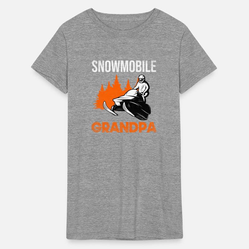 Snowmobile Grandpa Dad Snowmobiling Snow Ride