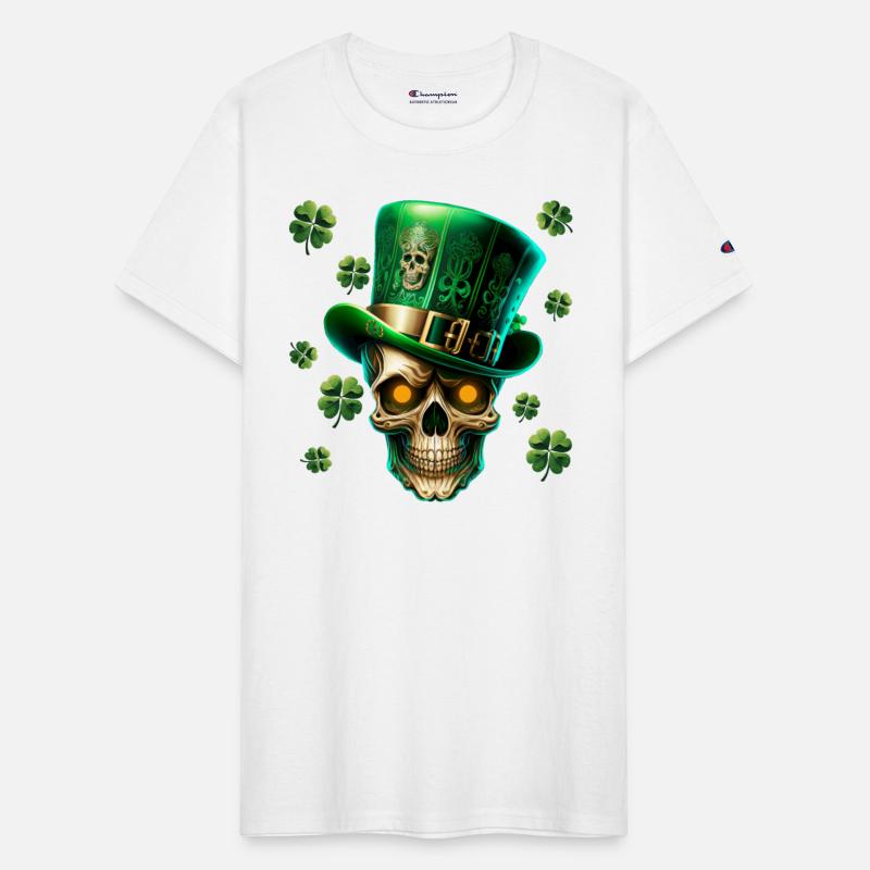 St. Patrick's Day Irish skeleton leprechaun