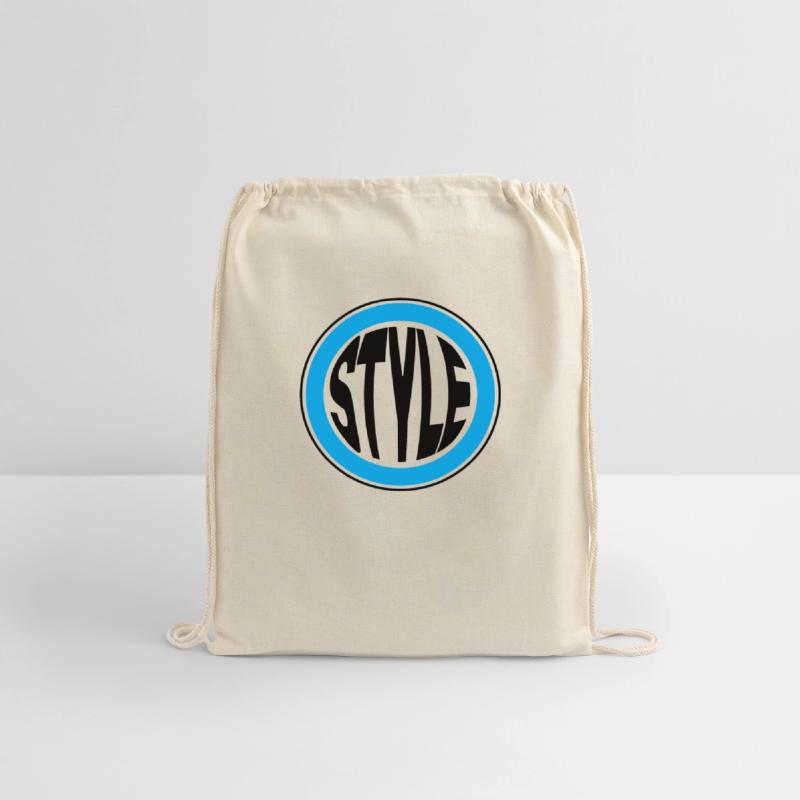 style text design in circle