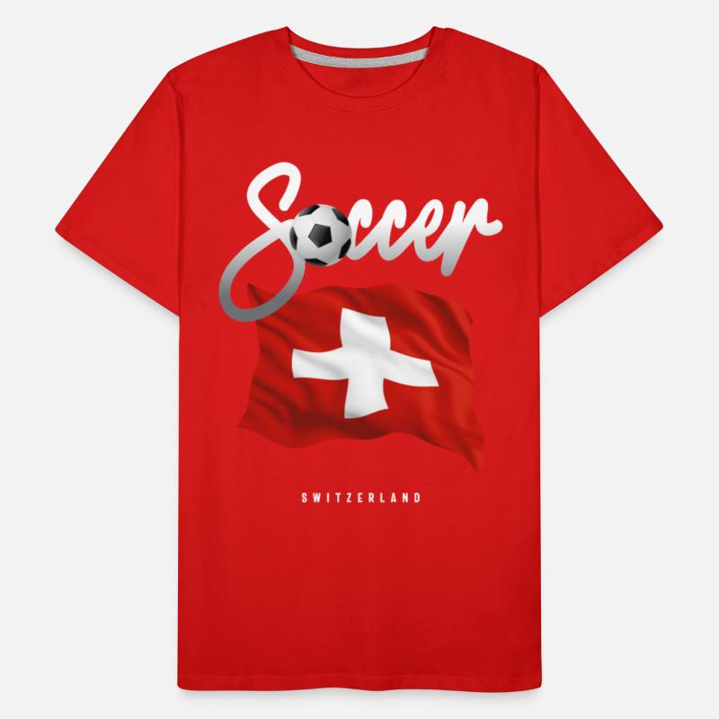 Switzerland Soccer - Swiss Flag