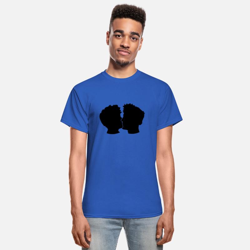 team kissing smooching gay in love 2 friends broth