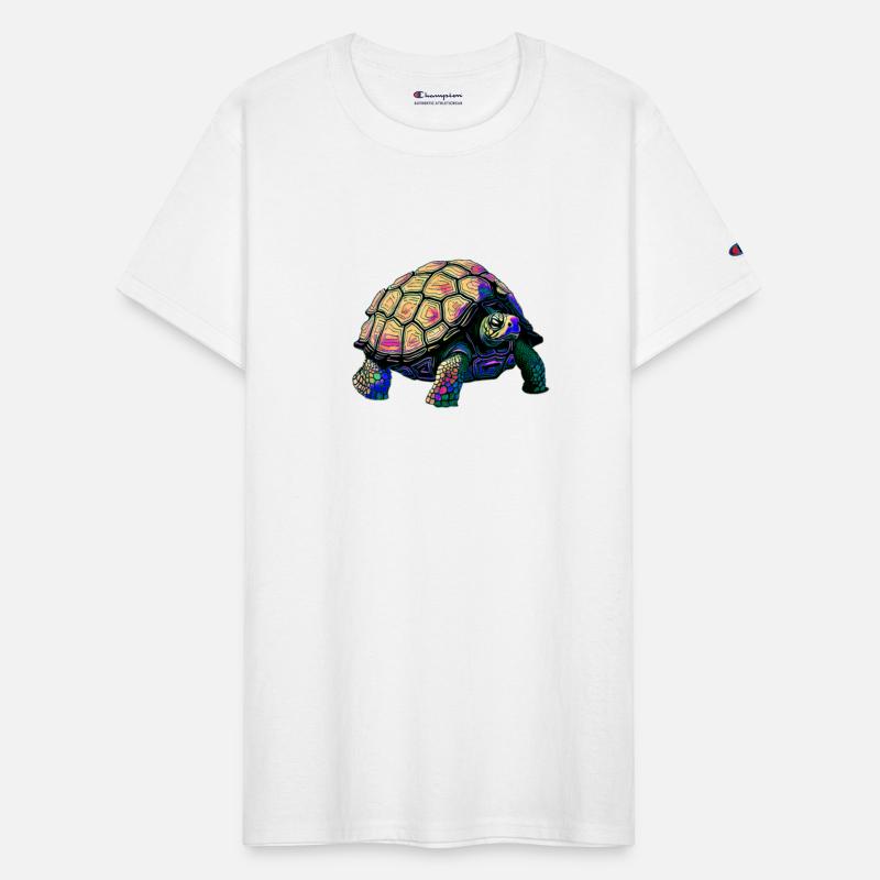 Trippy Vaporwave tortoise