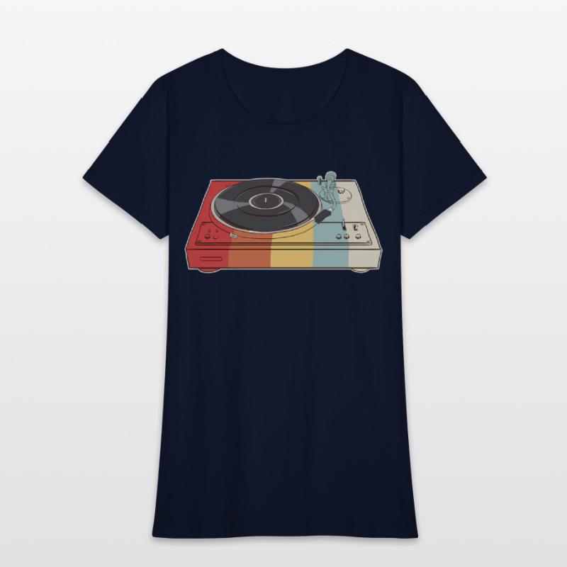 Vinyl Records Turntable Dj