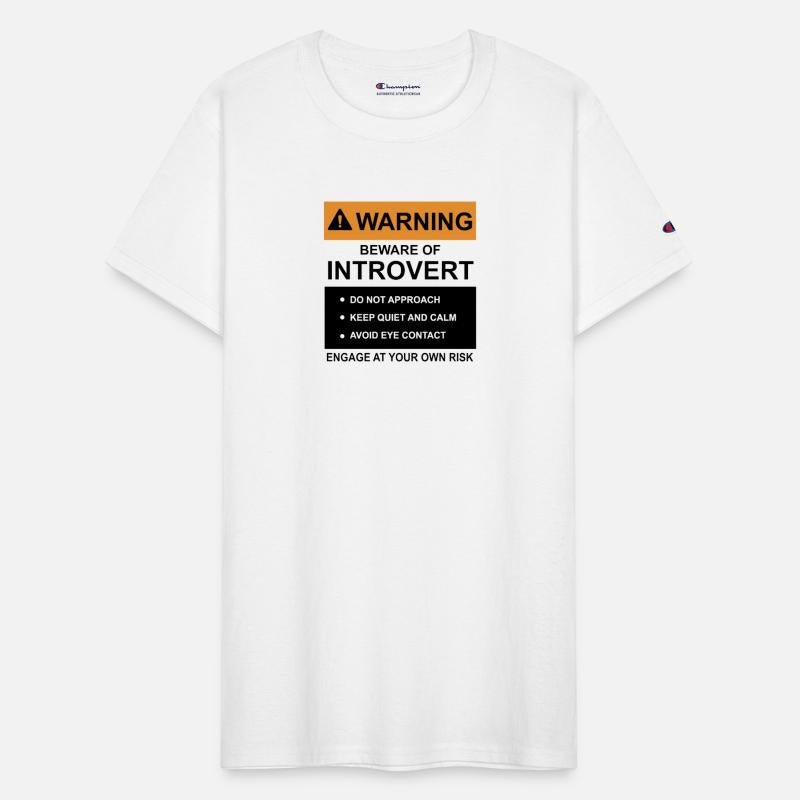 Warning Beware Of Introvert. Do Not Approach