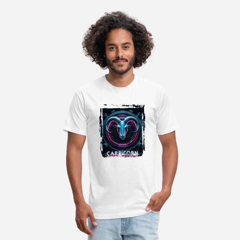 Zodiac sign Capricorn in cyberpunk era Future