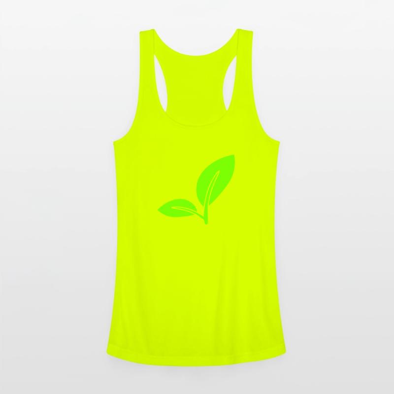 2 Green Beautiful Leaves Eco Spring Summer Nature