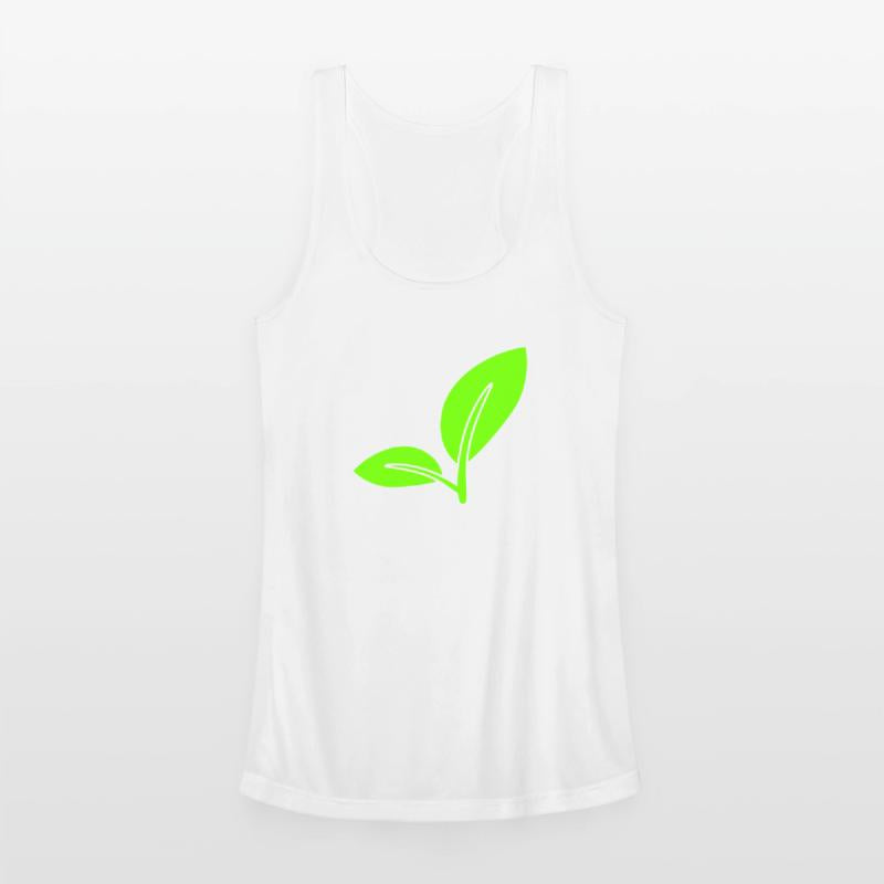 2 Green Beautiful Leaves Eco Spring Summer Nature