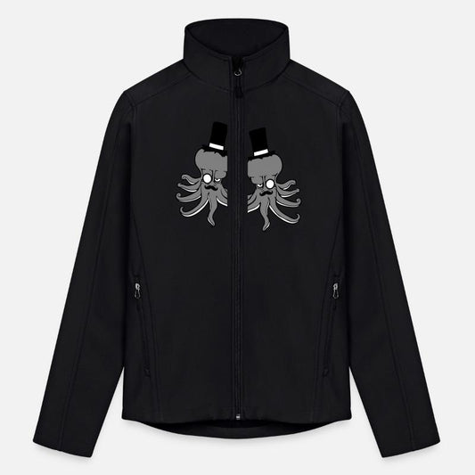 2 octopus sir hat monocle glasses two rich friends