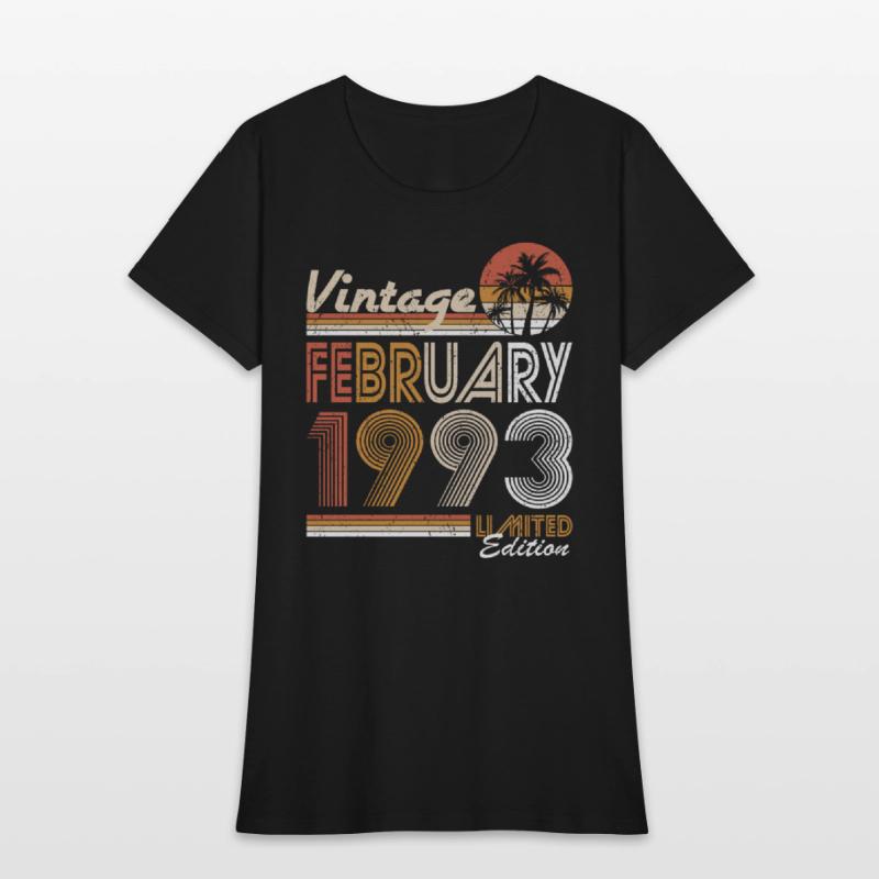 30th birthday vintage february 1993