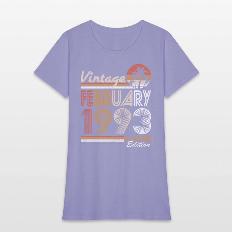 30th birthday vintage february 1993