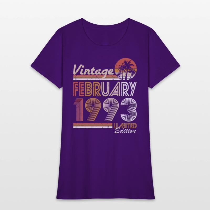 30th birthday vintage february 1993