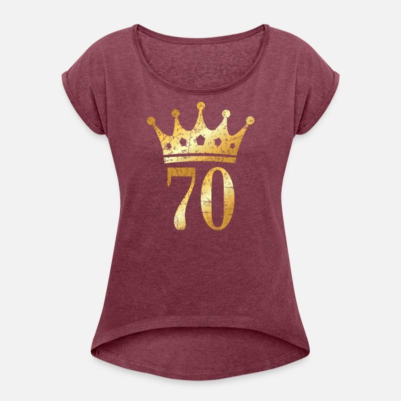 70th Birthday & Anniversary Crown (Golden-Yellow)