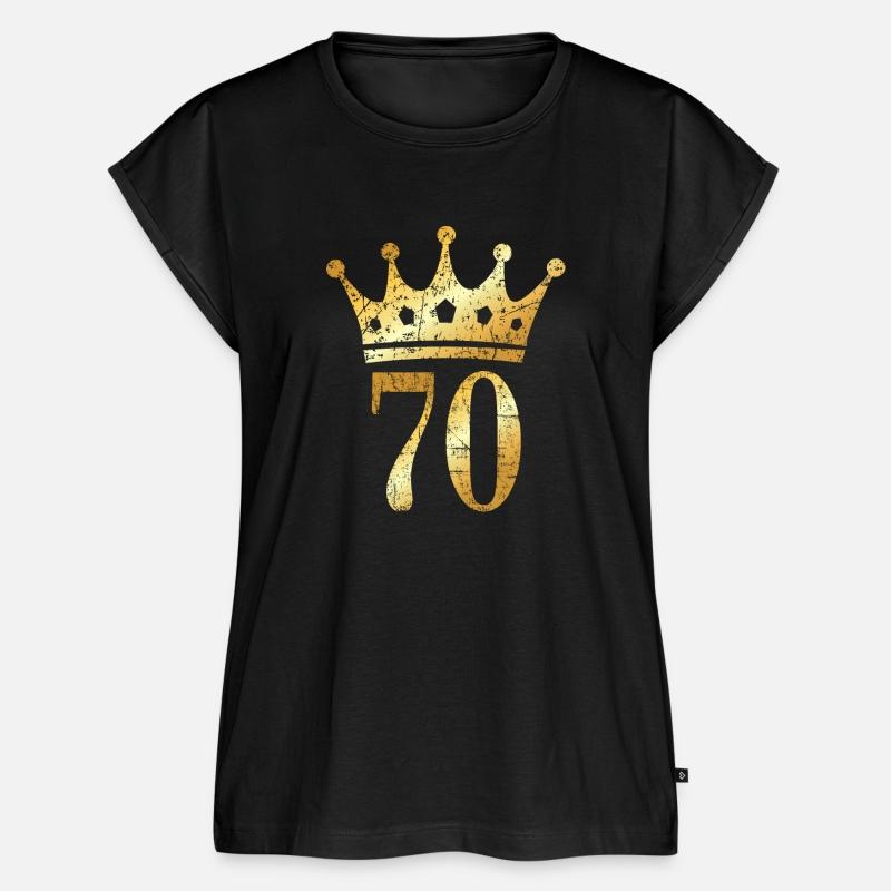 70th Birthday & Anniversary Crown (Golden-Yellow)