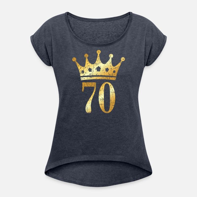 70th Birthday & Anniversary Crown (Golden-Yellow)