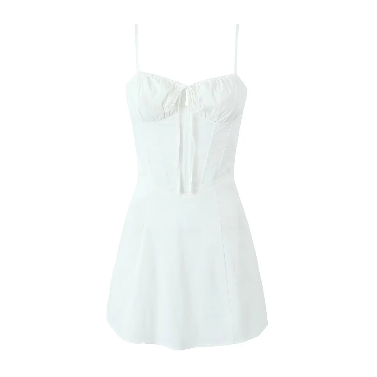 Camisole-style dress with straps