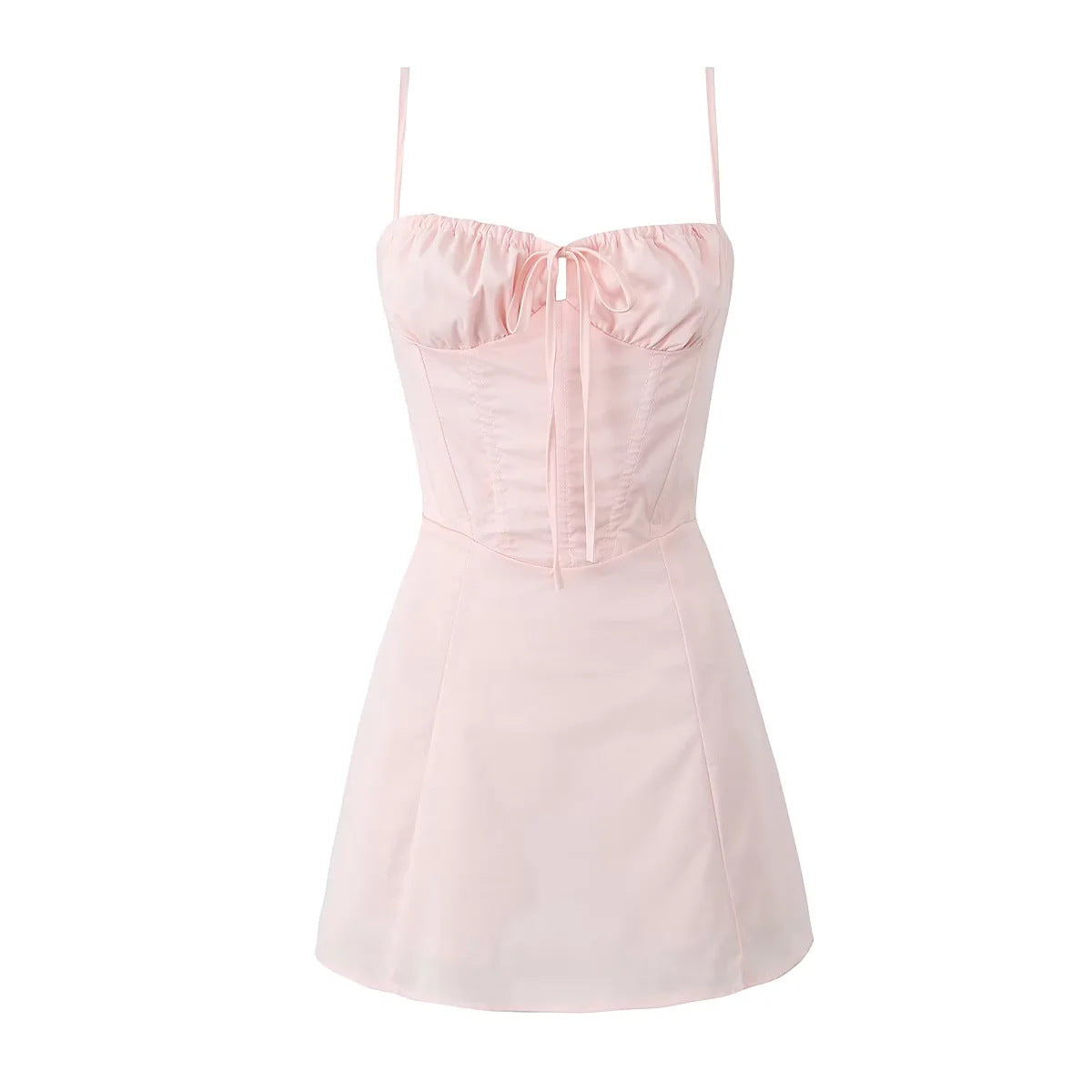 Camisole-style dress with straps