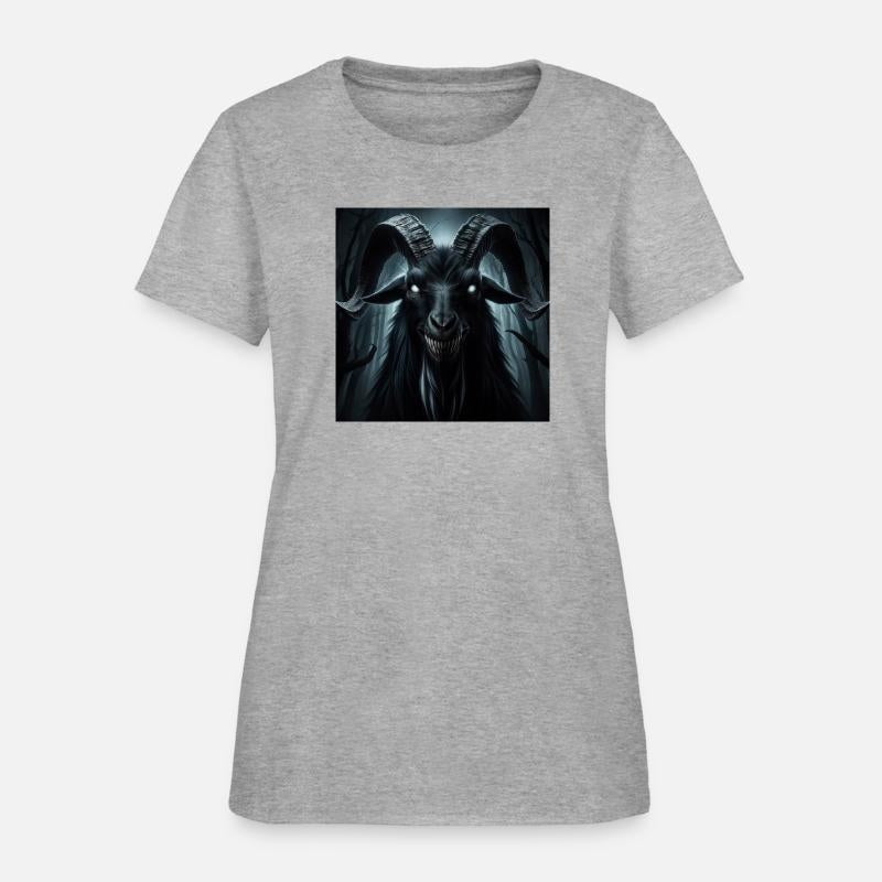 A demonic black goat