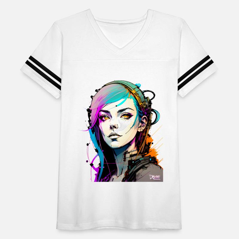 A Digital Diva Stunning Cyberpunk Beautiful Girl