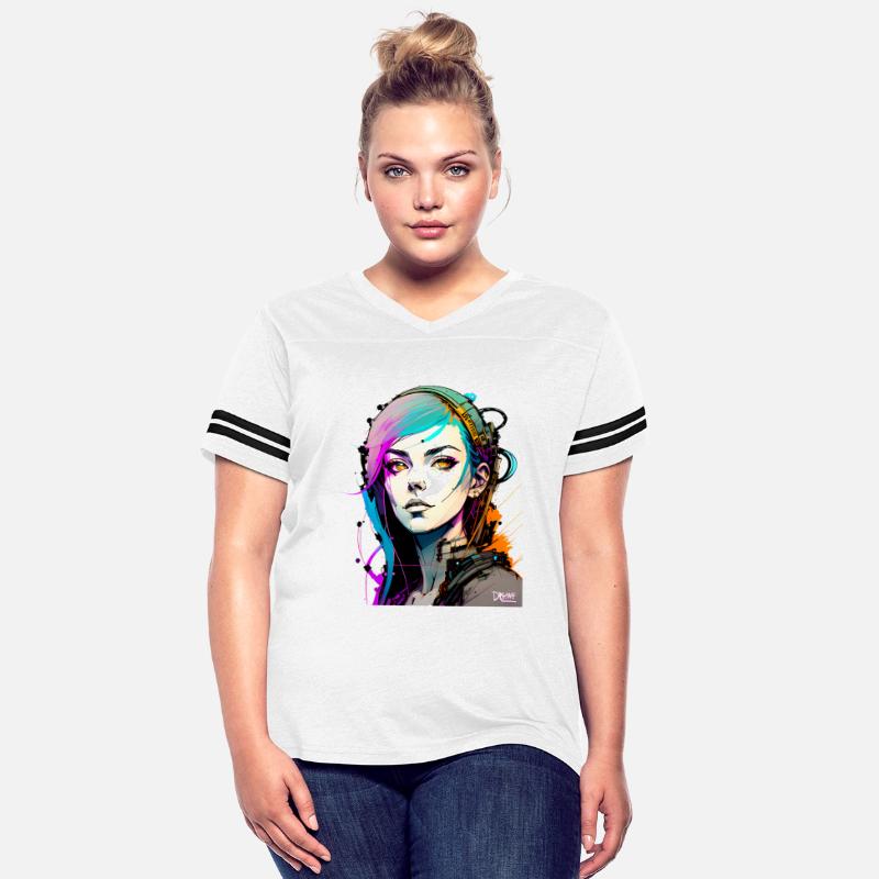 A Digital Diva Stunning Cyberpunk Beautiful Girl