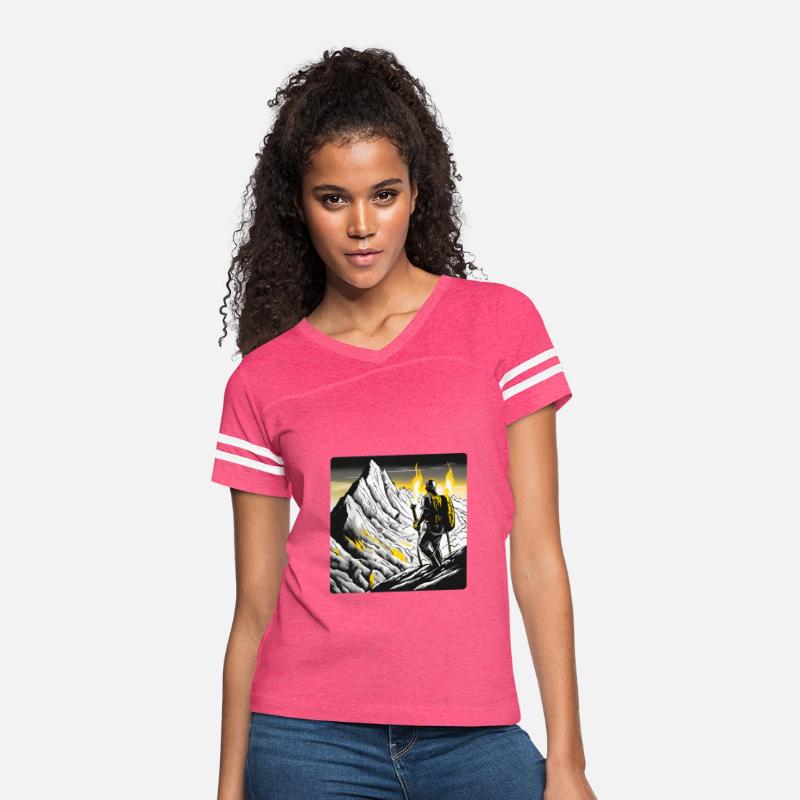 A man with a backpack on top of a mountain