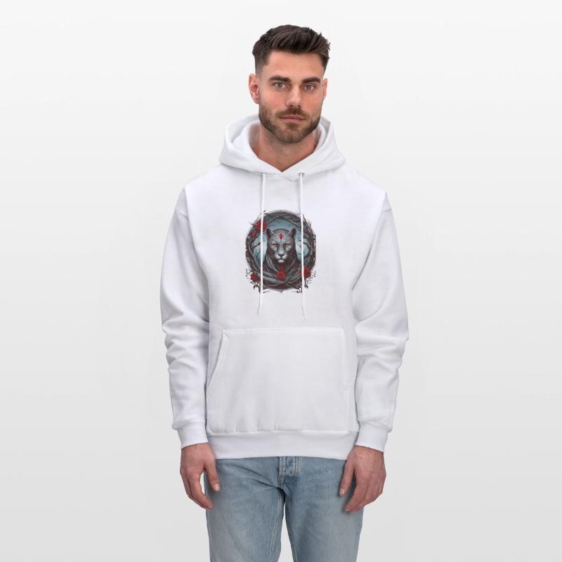 A striking illustration of a panther