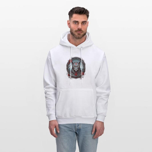 A striking illustration of a panther