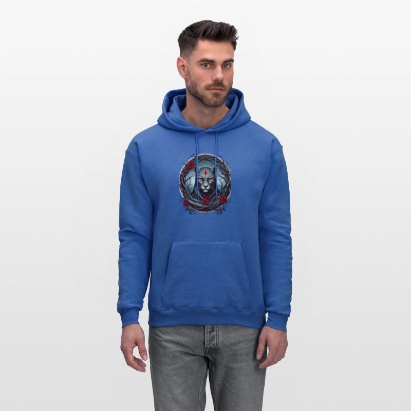 A striking illustration of a panther