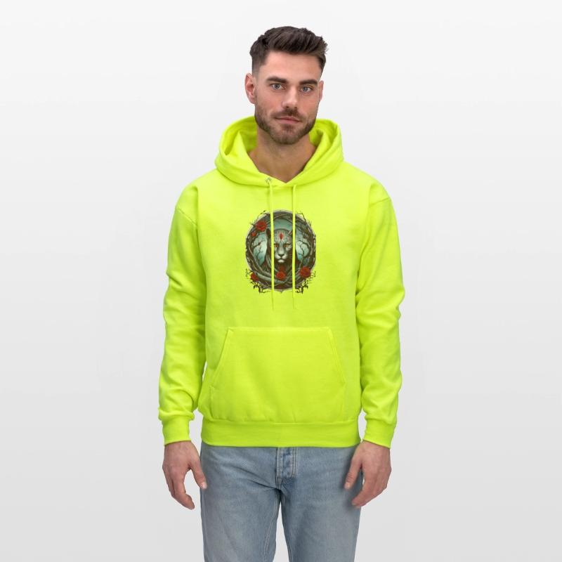 A striking illustration of a panther