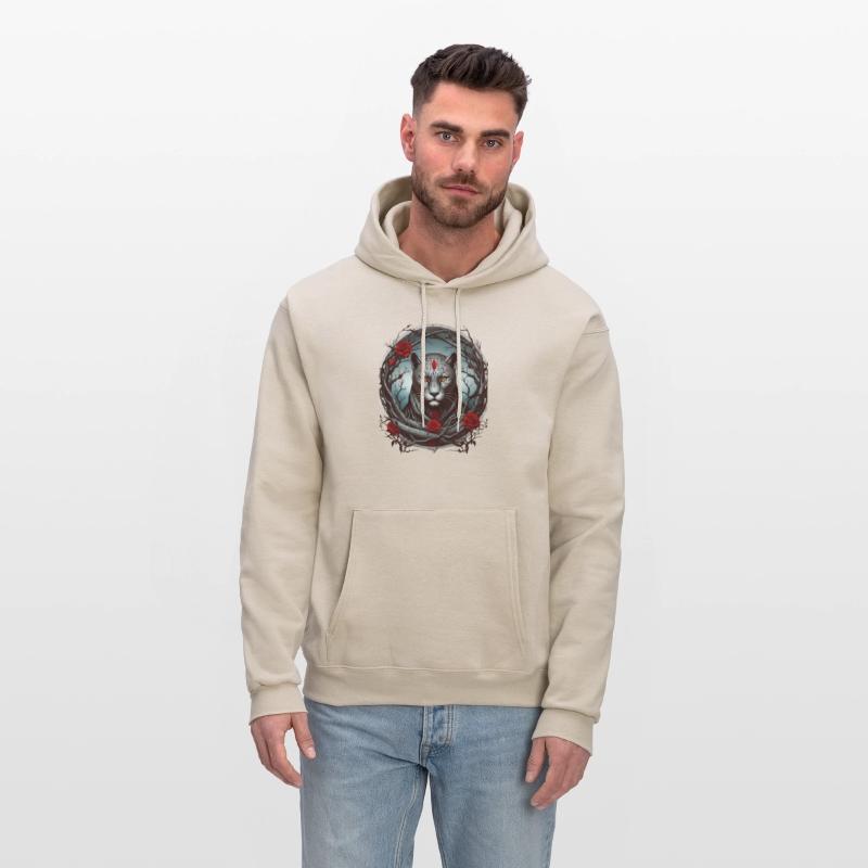 A striking illustration of a panther